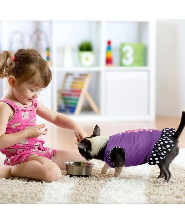 Pet Princess Dress Shirt - 4-Piece Cute Dog Sundress Set for Small Dogs & Cats - Summer Apparel with Ruffles - Puppy Skirt Shirt - Buy Online on GoSupps.com