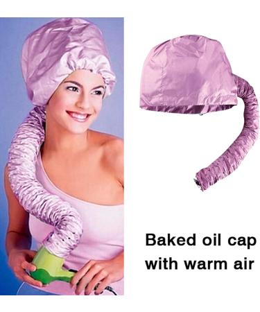 Conditioning Heat | Comfortable Heating for Hair Longer-Lasting - Hair Conditioning Avoid Electric Scald Burn for Dyed Curly Straight Hair Dryer Serut Pink - Buy Online on GoSupps.com