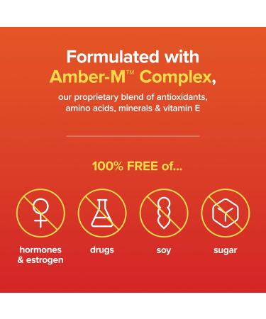 Amberen Menopause Supplements - Multi-Symptom Relief for Women | Hormone Balance Hot Flashes & Night Sweats | Sugar Free Orange Flavor | 60 Gummies - Buy Online on GoSupps.com