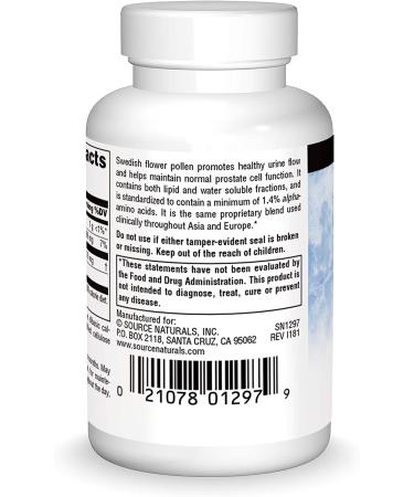 Source Naturals Swedish Flower Pollen 90 Tablets - Natural Energy & Nutrients - Buy Online on GoSupps.com