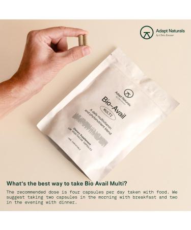 Adapt Naturals Gut & Immune Health Bundle Biome Protect 4-in-1 Prebiotics Probiotics Postbiotics Supplement & Bio-Avail Multivitamin for Men & Women 30-Day Supply - Buy Online on GoSupps.com