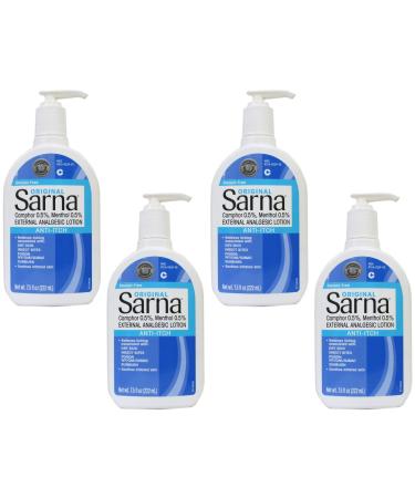 Sarna Anti-Itch Lotion Original 7.50 oz (Pack of 4) 7.5 Fl Oz (Pack of 4)
