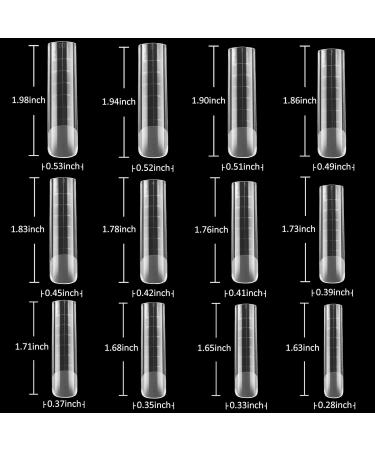 3XL Dual Nail Forms - Square Curved Molds for Polygel Acrylic & Dip Powder Extensions | International Shipping Available - Buy Online on GoSupps.com