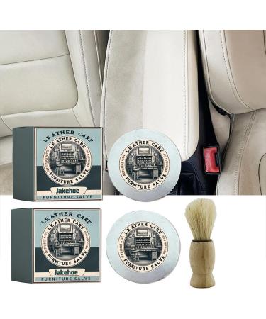 Leather Care Cream Leather Scratch Repair Remove Cleaning Moisturizing Leather Cracking Maintenance H8x6 d Stains Ointment and Brush - Buy Online on GoSupps.com