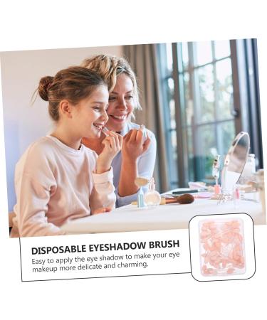 Healeved 100 Pcs Double Ended Eyeshadow Brush Eyeshadow Sticks Eye Shadow Applicator Sponges Makeup Emulsion - Buy Online on GoSupps.com