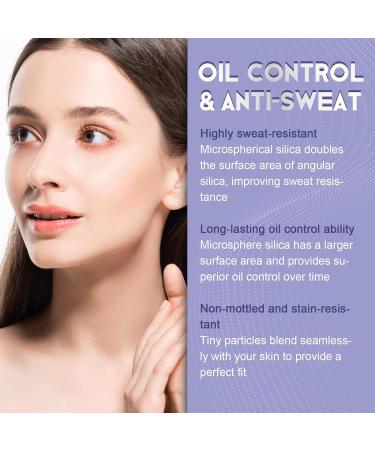 Lavender Matte Powder Blurring Setting Powder Oil Control Face Pressed Powder Jelly Pressed Powder Face Makeup Powder Free Delicate Skin-friendly Flawless Matte Long-Lasting Makeup - Buy Online on GoSupps.com