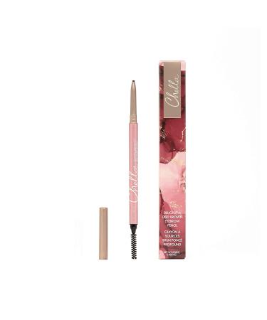 Chella Eyebrow Pencil | Vegan Gluten-Free Paraben-Free | Long-Lasting Smooth Consistency in Delightful Deep Brown | International Shipping Available - Buy Online on GoSupps.com