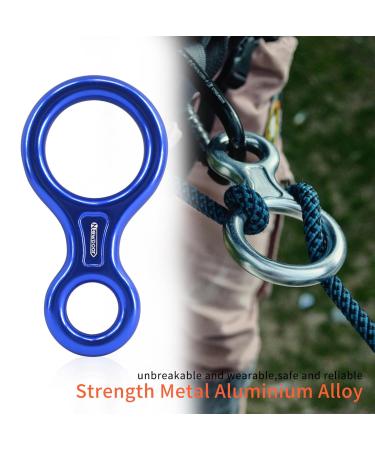 Newdoar Figure 8 Belay Device - 35 KN Climbing & Rappel Equipment for Safety | Premium Gear - Buy Online on GoSupps.com