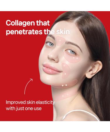 REALCOLLAGEN Hydrolyzed Collagen Face Masks - Lifting & Pore Minimizing - 8 Pack (23g Each) for Youthful Skin - Buy Online on GoSupps.com