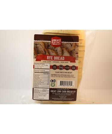 Great Low Carb Rye Bread 2 Loaves