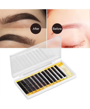 Eyebrow extensions hair mixed black false eyebrow extension fake eyebrows enlarged individual eyebrows 5 8mm