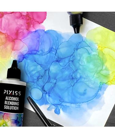 Alcohol Blending Solution for Ink - Large 4oz Ink Blending Solution - Works with All Alcohol Inks - with Applicator Tip, Applicator Bottle and Funnel - Buy Online on GoSupps.com