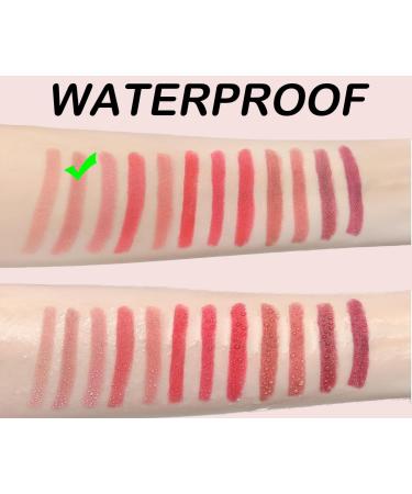 Lip Liner Creamy Nude Lip Liner and Lipstick Set Super Pigmented 2-In-1 Matte Lip Liners Lip Crayon Pen Built-in Sharpener Waterproof Non-fading Long Lasting Lip Stick & Lipliner Pencil for Women - Buy Online on GoSupps.com
