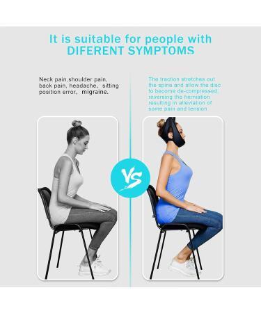Ruiqas Portable Over the Door Neck Traction Device - Neck Decompression Stretcher for Pain Relief | International Shipping Available - Buy Online on GoSupps.com