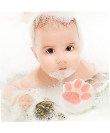 minkissy Baby Facial Cleanser Bathroom Sponge Shower Pouf Bath Sponges for Shower Cat Paw Bath Sponge Shower Puff Bathing Sponge Infant Shower Body Sponge Body Wash Toddler Take a Bath - Buy Online on GoSupps.com