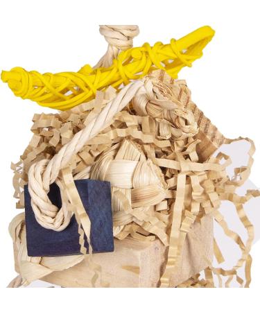 HappyBird Shred-Partyplate - Eco-Friendly Shredding Toy for Parakeets & Small Parrots | Best Bird Toys for Happy Birds - Buy Online on GoSupps.com