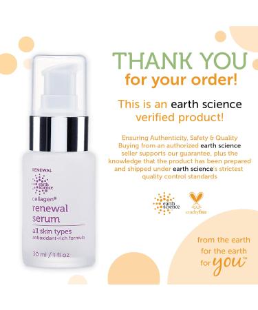 Earth Science Active Age Defense Cellagen Renewal Serum 1 oz - Anti-Aging Skincare - Buy Online on GoSupps.com