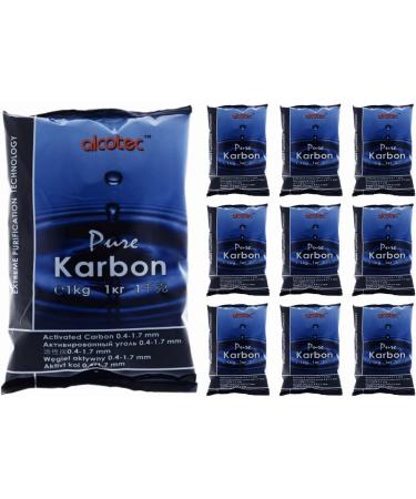 Alcotec Activated Carbon 1kg - Pure Carbon Alcohol Filter for Home Brewing & Fermentation | 10 Pieces - International Shipping Available - Buy Online on GoSupps.com