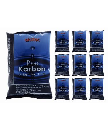 Alcotec Activated Carbon Pure Carbon 1kg Alcohol Filter Filtration Home Brewing Fermentation | 10 pieces