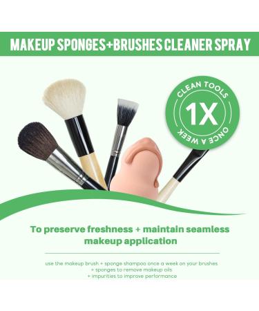 VANERIA Makeup Brush Cleaner Makeup Cleaner for Makeup Brushes Makeup Sponge Deep Clean Makeup Brush Shampoo Quick & Mess Free Non-Irritant 45ml/1.52 Fl.Oz (Strawberry) - Buy Online on GoSupps.com