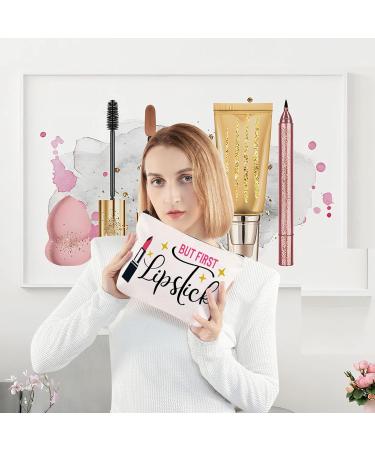 Levlo Lipstick Cosmetic Bag - Perfect Gift Idea for Birthdays & Graduations | Stylish Makeup Organizer with Zippers - Buy Online on GoSupps.com