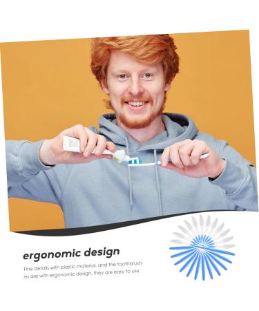 Okumeyr 50-Pack Disposable Travel Toothbrushes - Soft Bristle Wear-Resistant Perfect for Daily Use & Travel Kits - Buy Online on GoSupps.com