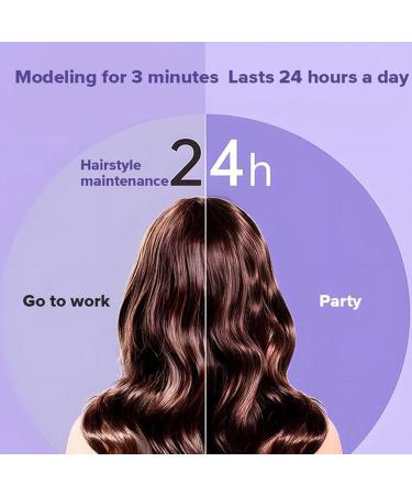 Curling Wand 1 Inch Hair Wand Curling Iron with 4 Temps Produces Loose Curls Big Curling Wand Purple - Buy Online on GoSupps.com