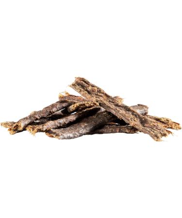 Meat Strips Mini Dogeleckerli - 100% Wild Meat Snacks for Small Dogs | 70g Hypoallergenic & Grain-Free Dried Wild Chest Stripes - Buy Online on GoSupps.com