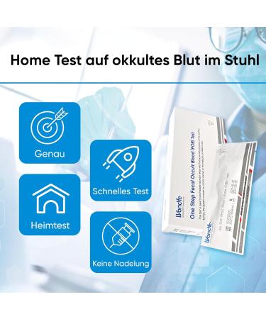 Wondfo Darmest Quick Test FOB - 3 Pack Self-Test for Intestinal Health | Early Detection of Occult Blood in Stool - Buy Online on GoSupps.com