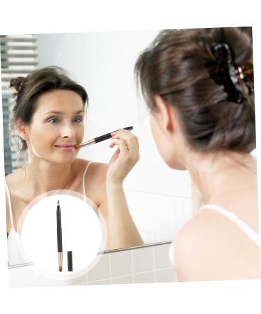 Ipetboom Lip Brush for Lipstick Makeup Brush Lip Gloss Brush Lip Eyeliner Brush Portable Lipstick Brush Eye Lash Brush Tool Smudge Stick Metal Double Head Travel - Buy Online on GoSupps.com