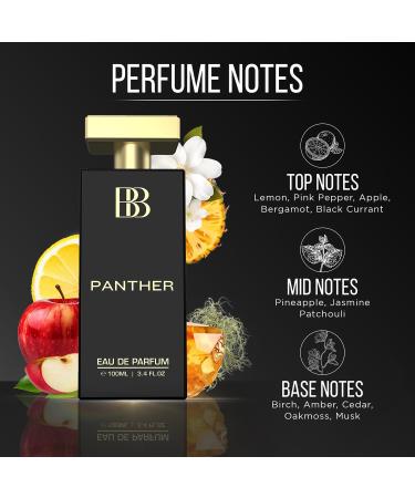 Bergamot Beaute Panther Eau De Parfum | Best Perfume for Men with Patchouli and Musky Long Lasting Premium Fragrance for Man EDP 3.38 fl.oz - Buy Online on GoSupps.com
