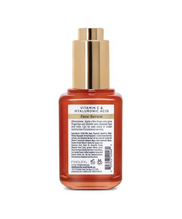 Findley All-in-One Face Serum | Vitamin C & Hyaluronic Acid | Hydrating Anti-Aging Serum for Youthful Radiant Skin | Reduces Fine Lines & Wrinkles (2 Fl Oz - Buy Online on GoSupps.com