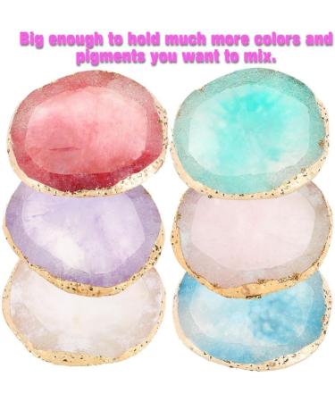 Nail Art Dish Paint Palette - DIY Design Tool with Gold Edge for Stunning Manicure (Pink) | International Shipping Available - Buy Online on GoSupps.com