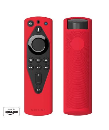 Mission Remote Case for The All-New Fire TV Voice Remote (2018 Version for Fire TV Stick 4K and Fire TV Cube) (Candy Red)