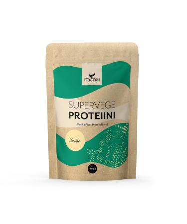 FOODIN FOODIN Supervege Vanilla Protein Powder Mix 600g Vegetable Protein Blend Contains Vegan Protein Powder Pea Protein Powder