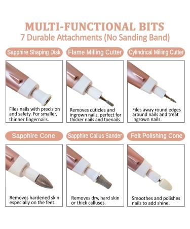 Professional Electric Nail Drill Set - 24000 RPM Corded Manicure & Pedicure Kit for Buffing, Grinding, and Polishing Natural & Acrylic Nails - Buy Online on GoSupps.com