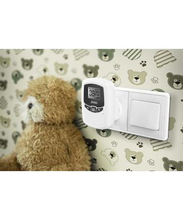 Alecto DBX80BK Baby Monitor - 3km Range Rechargeable VOX Function - Black/White - International Shipping Available - Buy Online on GoSupps.com