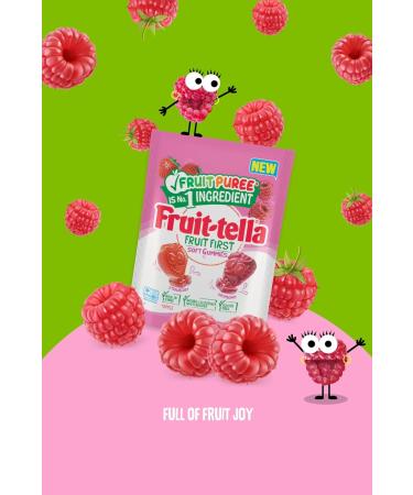 Fruittella Fruit First Strawberry & Raspberry 140 g (Pack of 7) - Buy Online on GoSupps.com