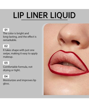  Generisch Lip marker - Glossy makeup - Waterproof lip color - For women and girls - For parties office travel home everyday wear Valentine's Day and holidays - Buy Online on GoSupps.com