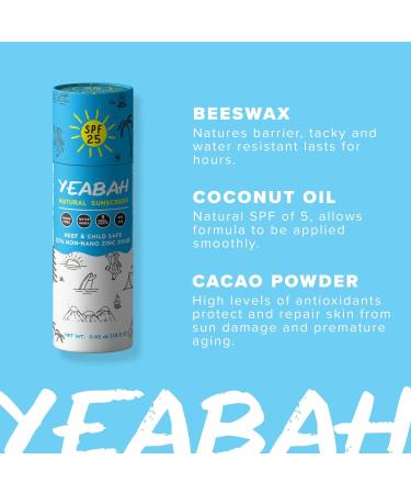 Buy Mineral Tinted Sunscreen Facestick SPF 25 - Zinc Oxide Reef Safe Natural Face Stick | International Shipping Available - Buy Online on GoSupps.com