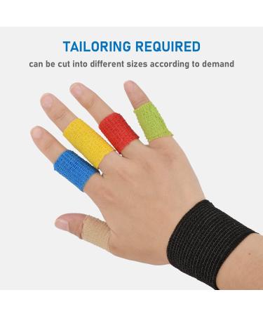 Seadesky Self-Adhesive Elastic Bandage 5cm x 4.5m - Cohesive Sports Tape for Wrist Support & Pet Use | Multi-Color Vet Wrap - Buy Online on GoSupps.com