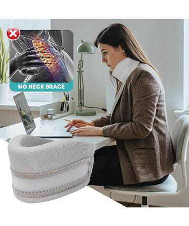 Buy Adjustable Neck Bandage for Sleeping | Soft Cervical Support for Men & Women | Relieve Neck & Spine Pressure - Buy Online on GoSupps.com