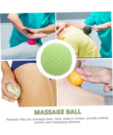Minkissy Massage Ball Set - 2 Pieces for Foot & Back Relief Deep Tissue Muscle Massage TPE Yoga & Fitness Balls - Buy Online on GoSupps.com