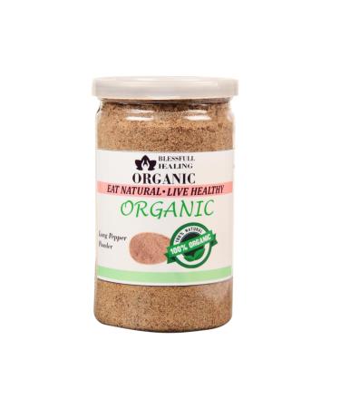 Blessfull Healing Organic Long Pepper (Powder) 200 Gram (Packing May Vary) 200 Gram 7.05 oz