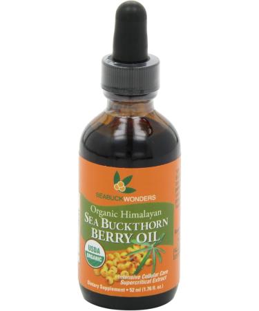 Buy 100% Certified Organic Sea Buckthorn Berry Oil - 1.76 FL OZ for International Shipping - Buy Online on GoSupps.com