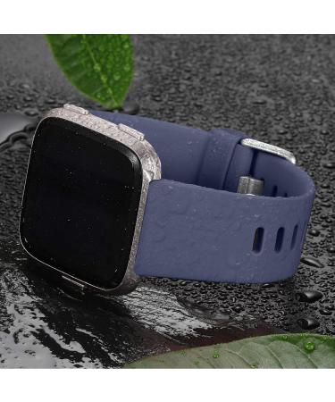 Wepro Replacement Bands Compatible with Fitbit Versa SmartWatch Versa 2 and Versa Lite SE Sports Watch Band for Women Men Small Large BlueGray Small 5.5-7.2 - Buy Online on GoSupps.com