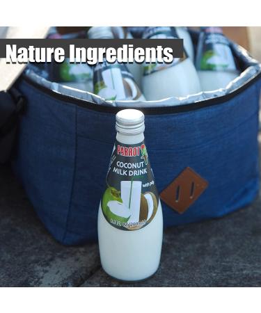 Parrot Coconut Milk Drink Original with Pulp 290ml (Pack of 12) - Refreshing Tropical Beverage - Buy Online on GoSupps.com
