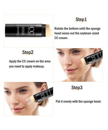 Boobeen Air Cushion CC Stick: Moisturizing Full Coverage Foundation Makeup - Oil-Free Natural Color - Buy Online on GoSupps.com