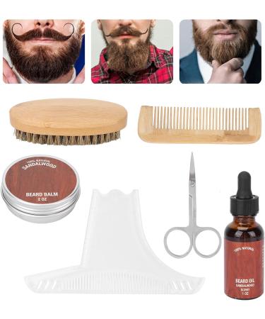 SYH&AQYE Beard Care Set: Men s Trimmer & Growth Kit - Beard Cream Oil Comb Brush & Mustache Scissors - Buy Online on GoSupps.com