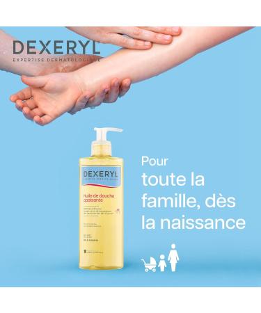 DEXERYL - Huile de Douche Apaisante - Nettoie & Relipide la Peau d s la naissance - Pr serve la Barri re Cutan e - Peaux Tr s S ches ou Tendance Atopique - Sans Savon Sans Parfum - 500 ml - Buy Online on GoSupps.com